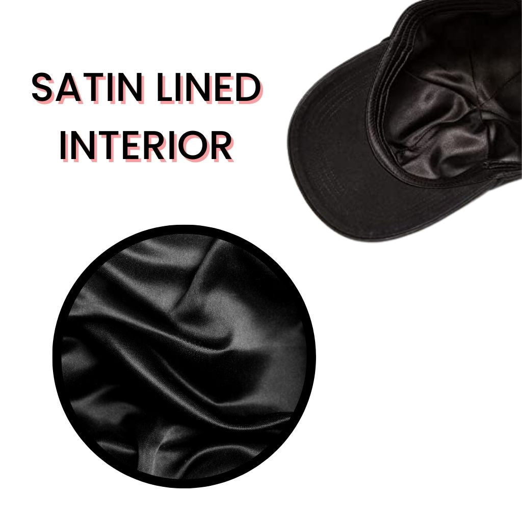 Lined hot sale baseball cap